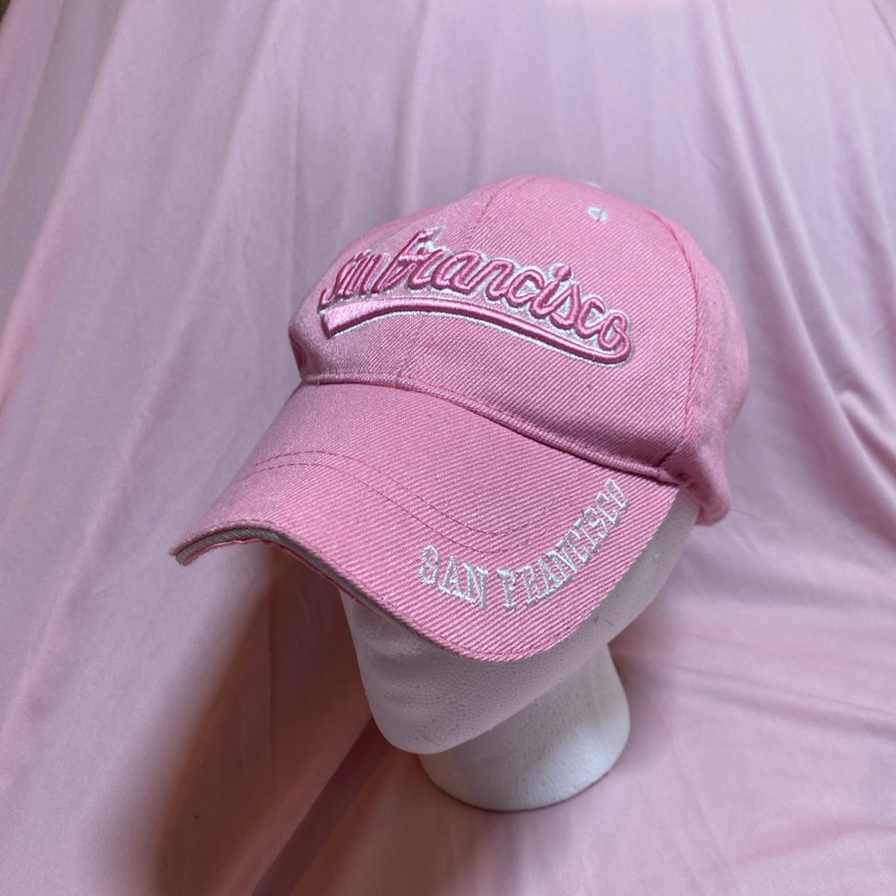 Pink San Francisco Embroidered Cap